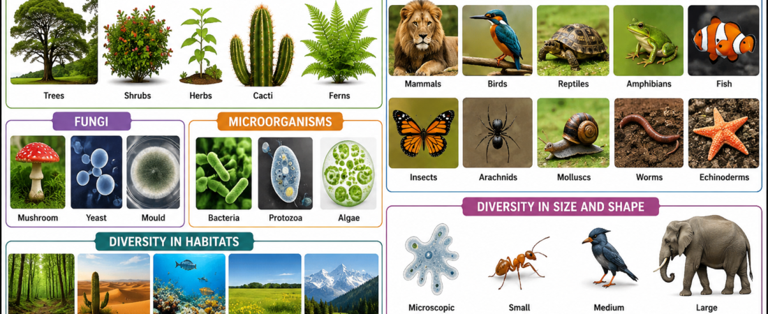 NCERT Class 6 Science Chapter 2 – Diversity in the Living World